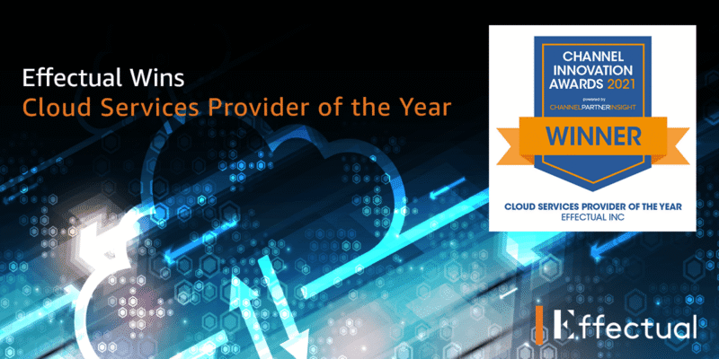 Effectual Wins Cloud Services Provider of the Year, Channel Innovation Awards 2021 winner badge