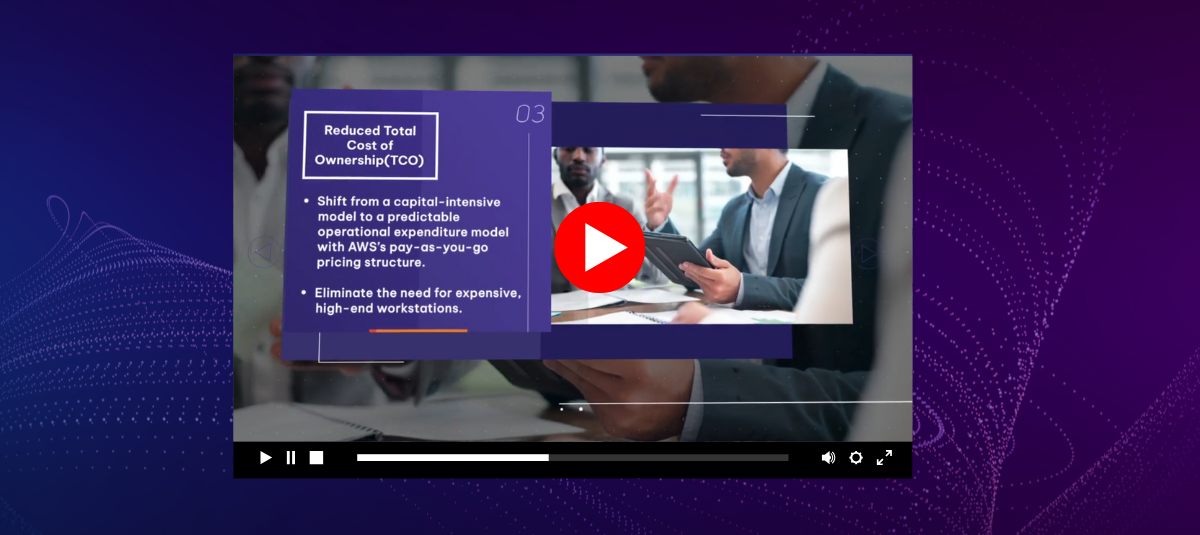 Video thumbnail of a business meeting reviewing a Total Cost of Ownership (TCO) slide