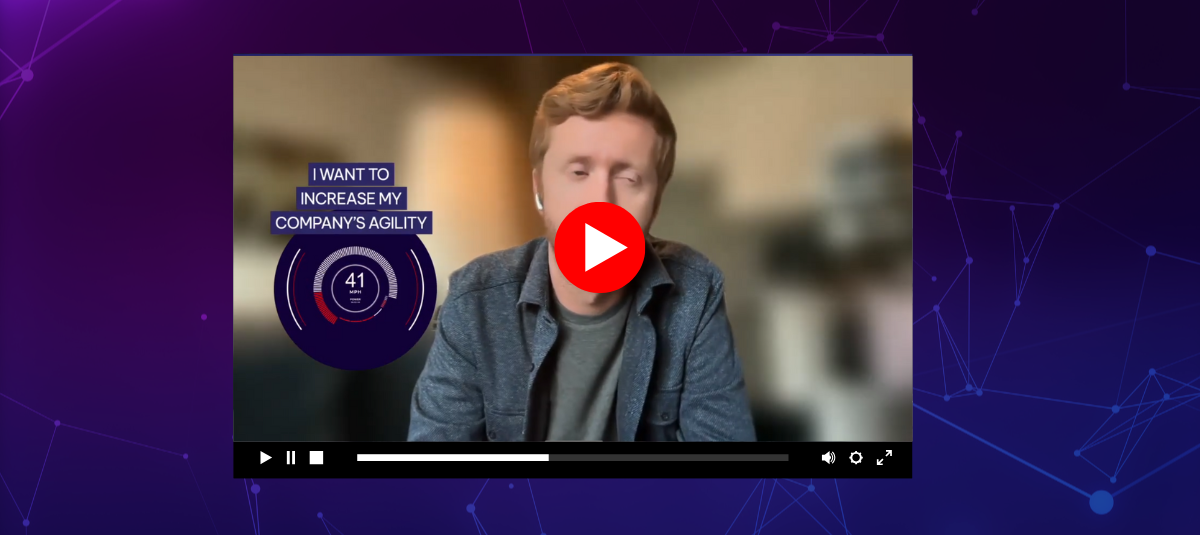 Video thumbnail of an Effectual speaker with a business agility gauge graphic overlay