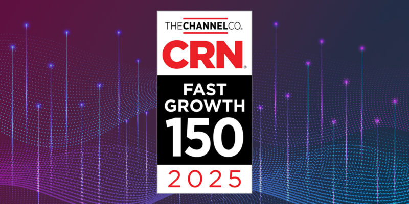 CRN Fast Growth 150 2025 award badge