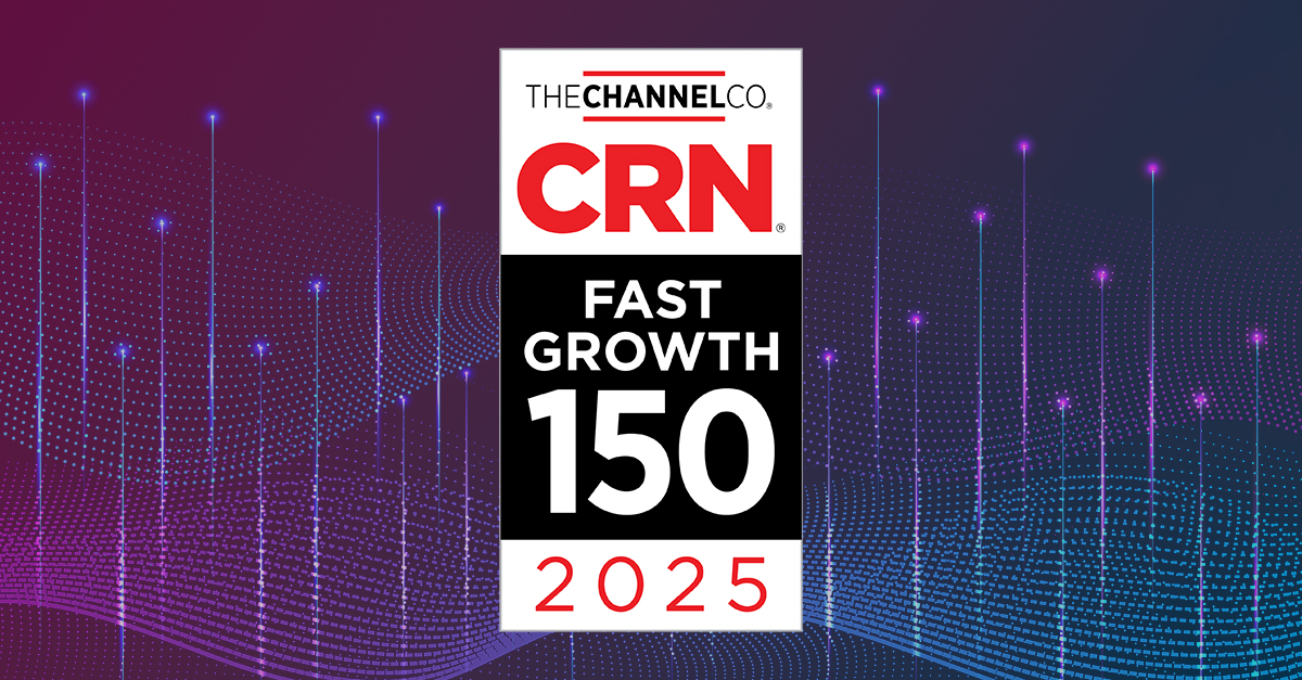 CRN Fast Growth 150 2025 award badge