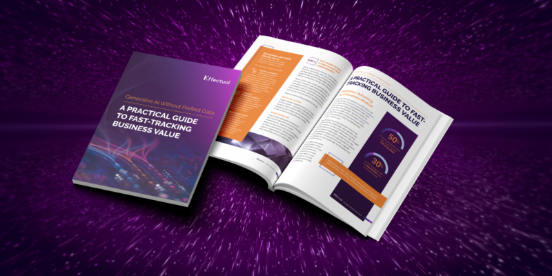 Cover mockup of the "Generative AI Without Perfect Data" practical guide eBook