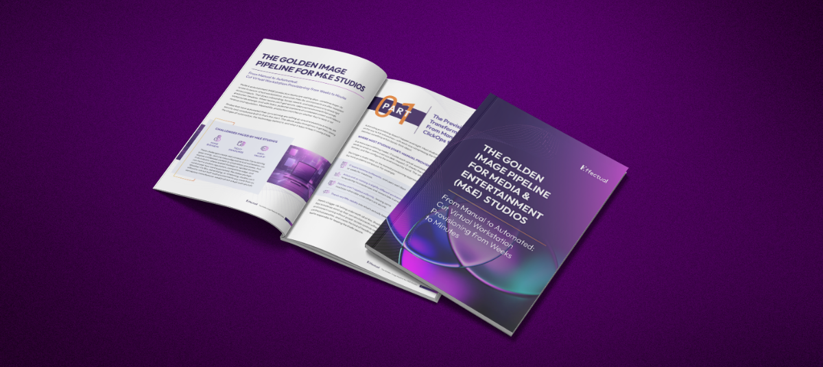 Cover mockup of "The Golden Image Pipeline for Media & Entertainment Studios" guide